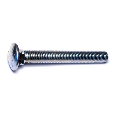 MIDWEST FASTENER 3/4"-10 x 6" Zinc Plated Grade 2 / A307 Steel Coarse Thread Carriage Bolts 20PK 01188